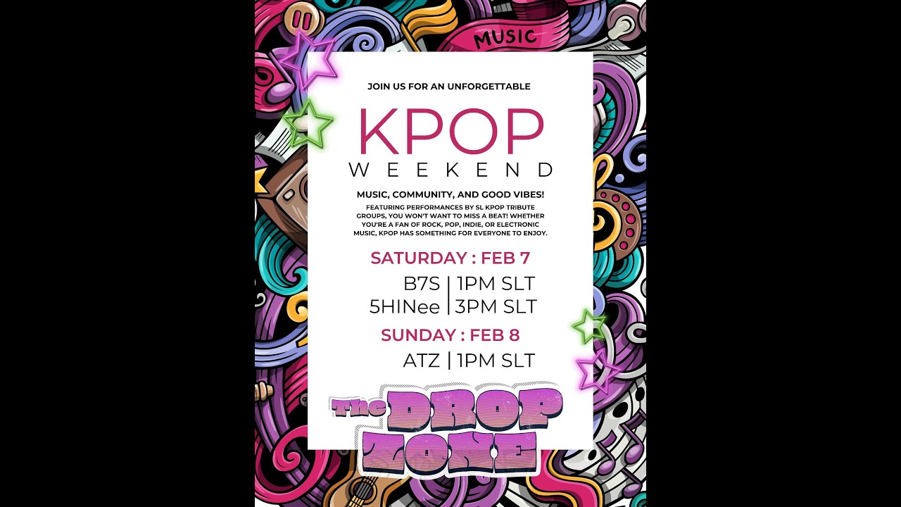 Second Life - [THE] DROPZONE VENUE/MUSE ENTERTAINMENT PRODUCTIONS @ 5HINee Concert