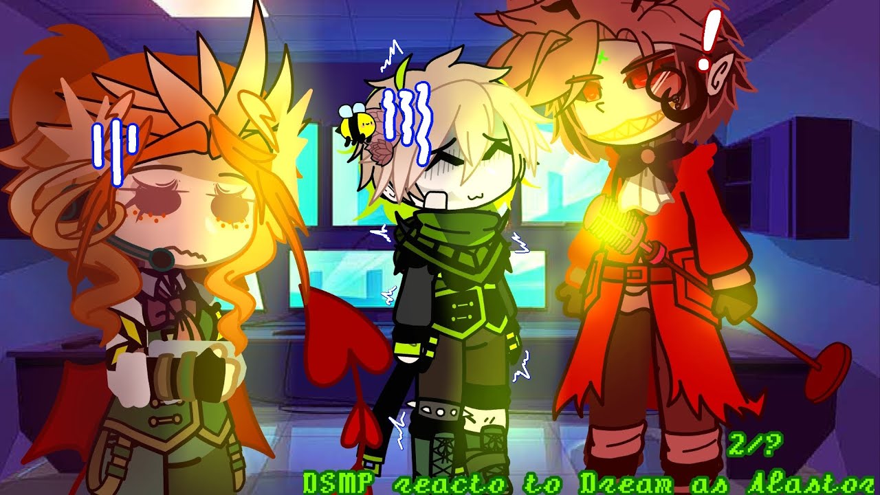 彡 | DSMP react to Dream as Alastor from | Hazbin Hotel | 2/? 🇷🇺/🇺🇲 📻🦌
