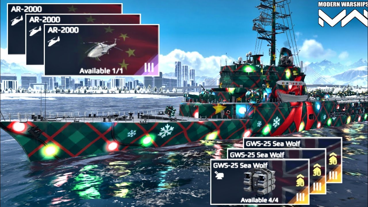 FS Jeanne d'Arc - AR-2000 Helicopter Gameplay Modern Warship 