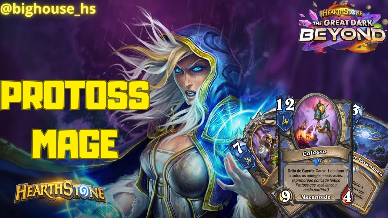 MAGO PROTOSS - (DECK BARATO, FORTE E DIVERTIDO) - (Hearthstone Tutorial Gameplay) #35