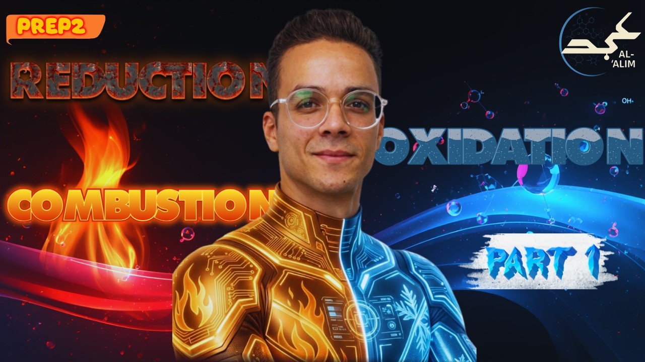 Lesson3 | Combustion, oxidation, and reduction | Unit 1 Prep.2 |Part.1 |Science تانيه اعدادى