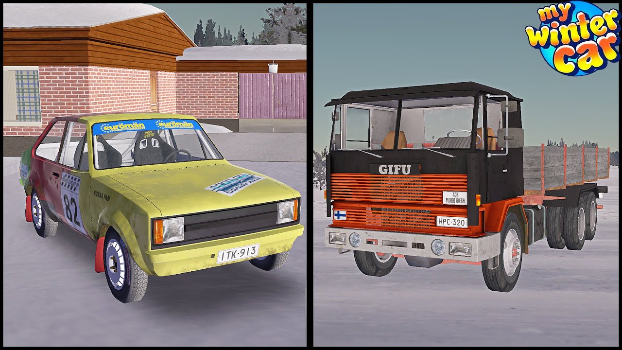 НОВЫЕ МАШИНЫ и ГРУЗОВИК в My Winter Car!