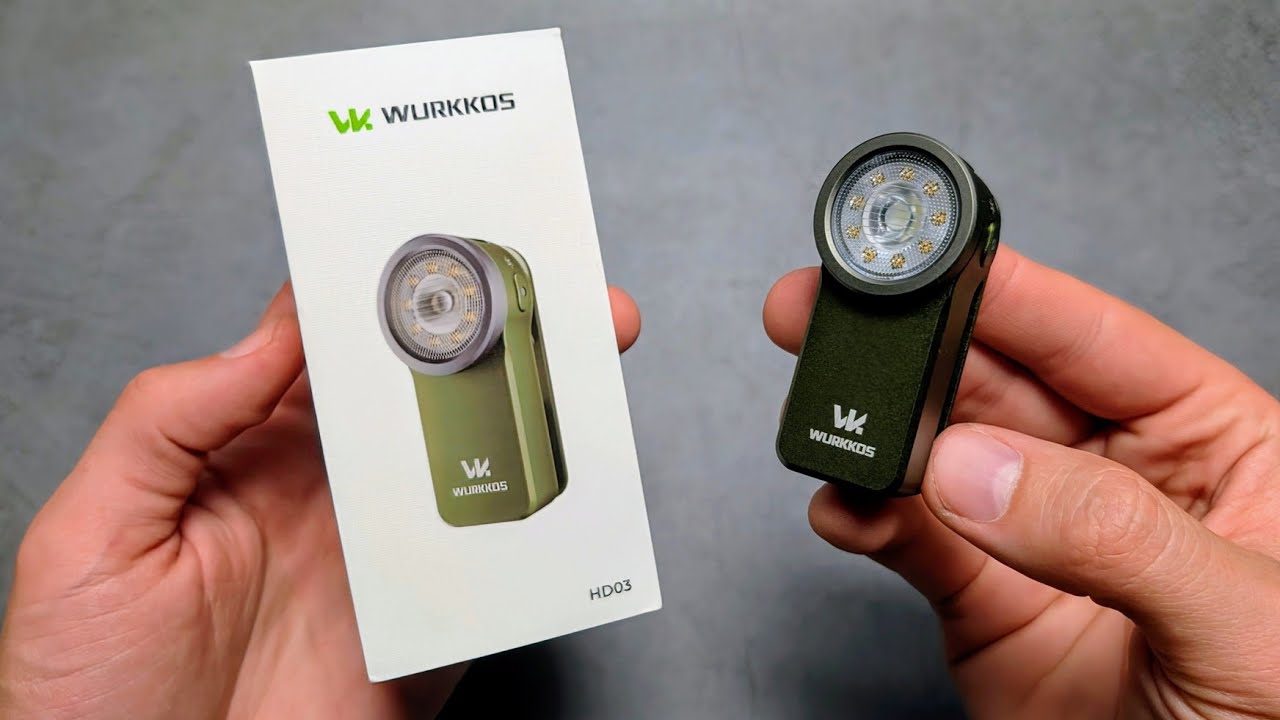 Wurkkos HD03 Mini Flashlight - REVIEW & Brightness TEST - 680LM Rechargeable Pocket EDC RGB Torch