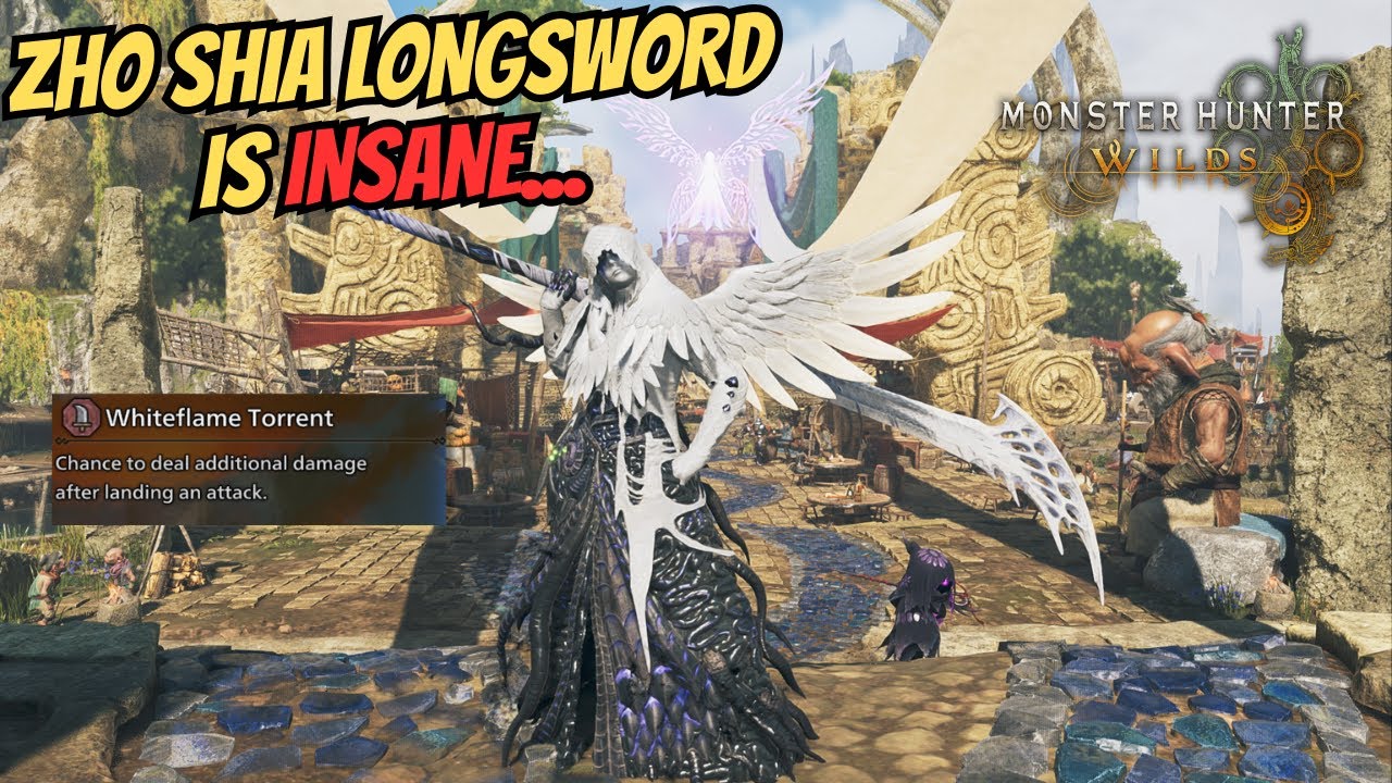 INSANE Zho Shia Longsword Build | Monster Hunter Wilds