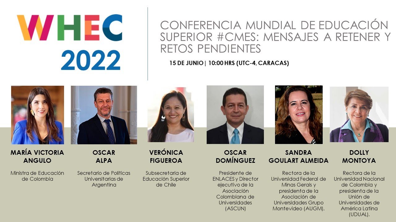 Conferencia Mundial de Educación Superior #CMES2022: mensajes a retener y retos pendientes