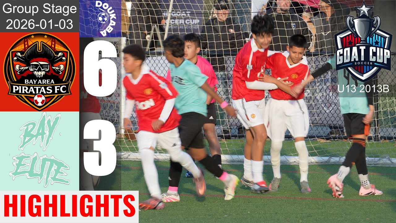 🔄 Relentless Comeback Win | Bay Area Pirates 13B 6-3 Bay Elite 13B | GOAT Cup U13 | 2026-01-03 | HL