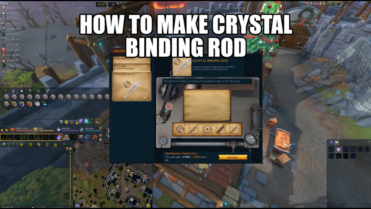 How to make crystal binding rod | Runescape 3
