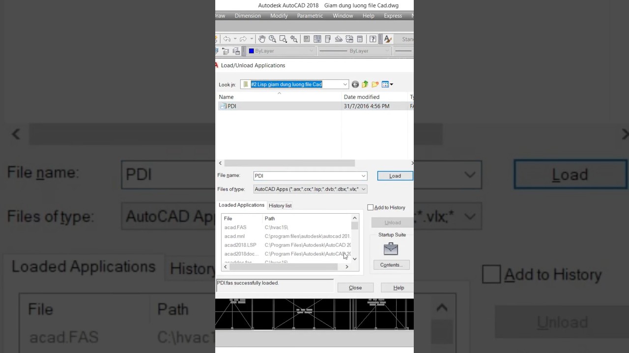 Lisp CAD #2: Lisp l&agrave;m nhẹ bản vẽ CAD