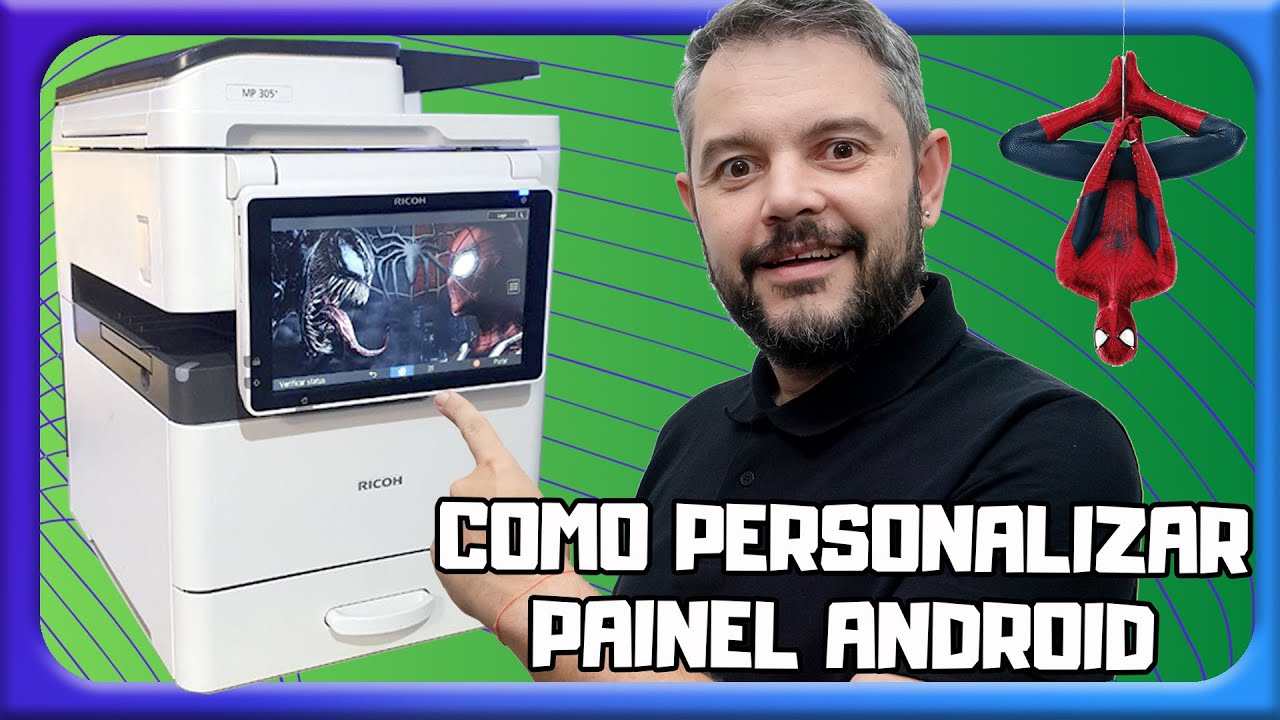 Como personalizar painel nas impressoras Ricoh com painel Android