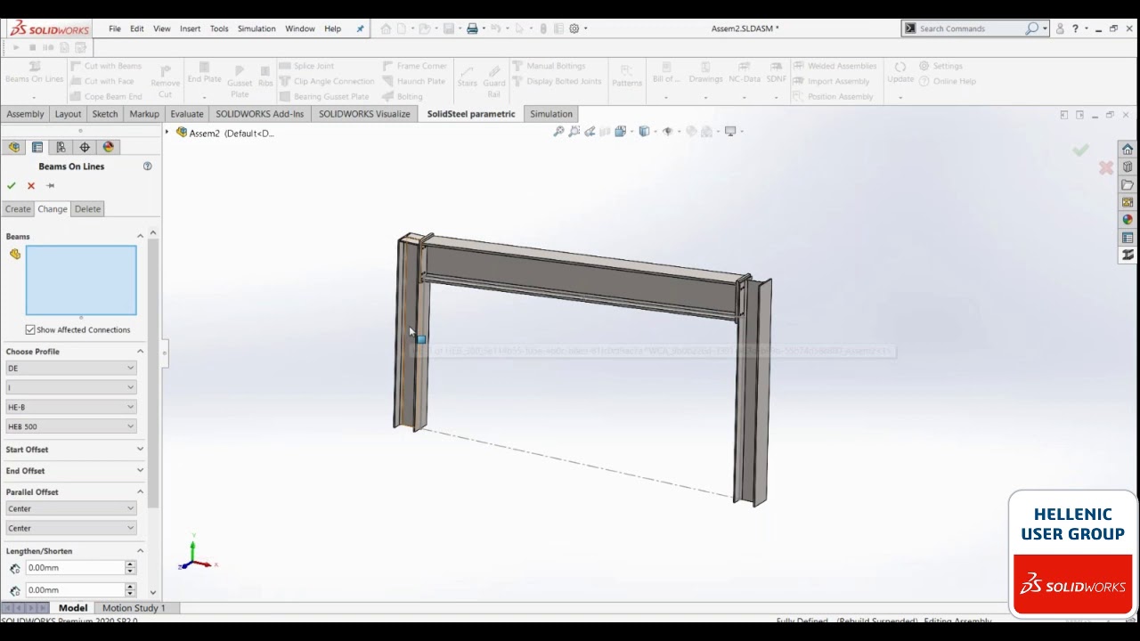 SolidSteel Parametric for SOLIDWORKS