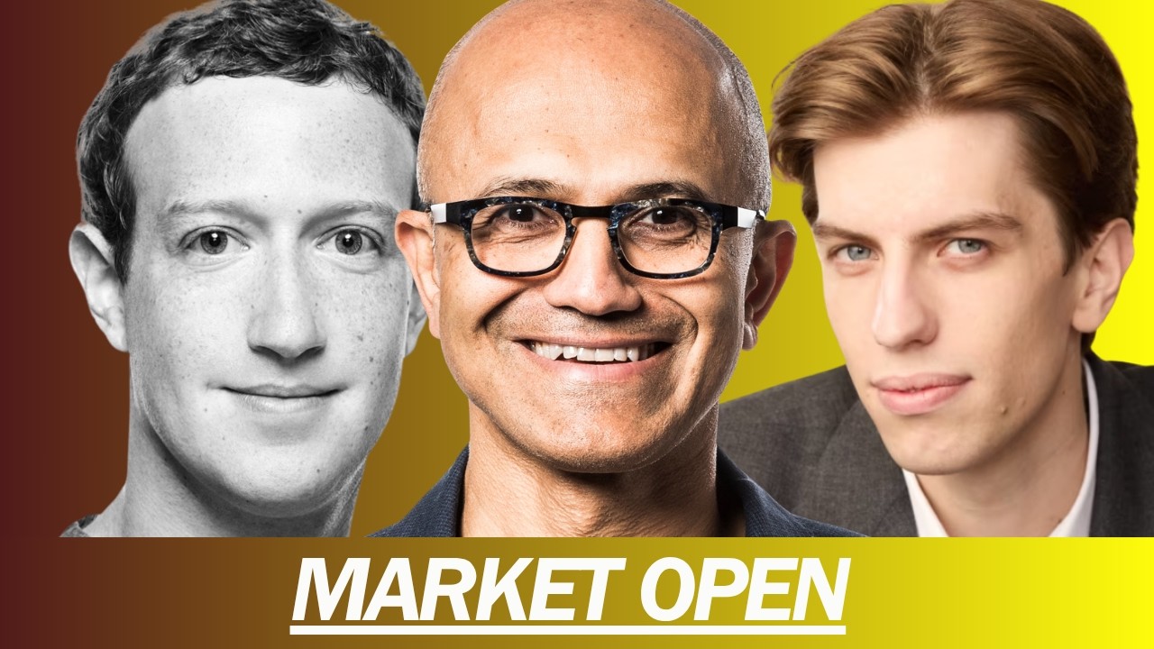 META DOWN 10%, MICROSOFT UP 10%, LEOPOLD RAISING NEW CASH, ARE WE CLOSE TO A BOTTOM? | MARKET OPEN