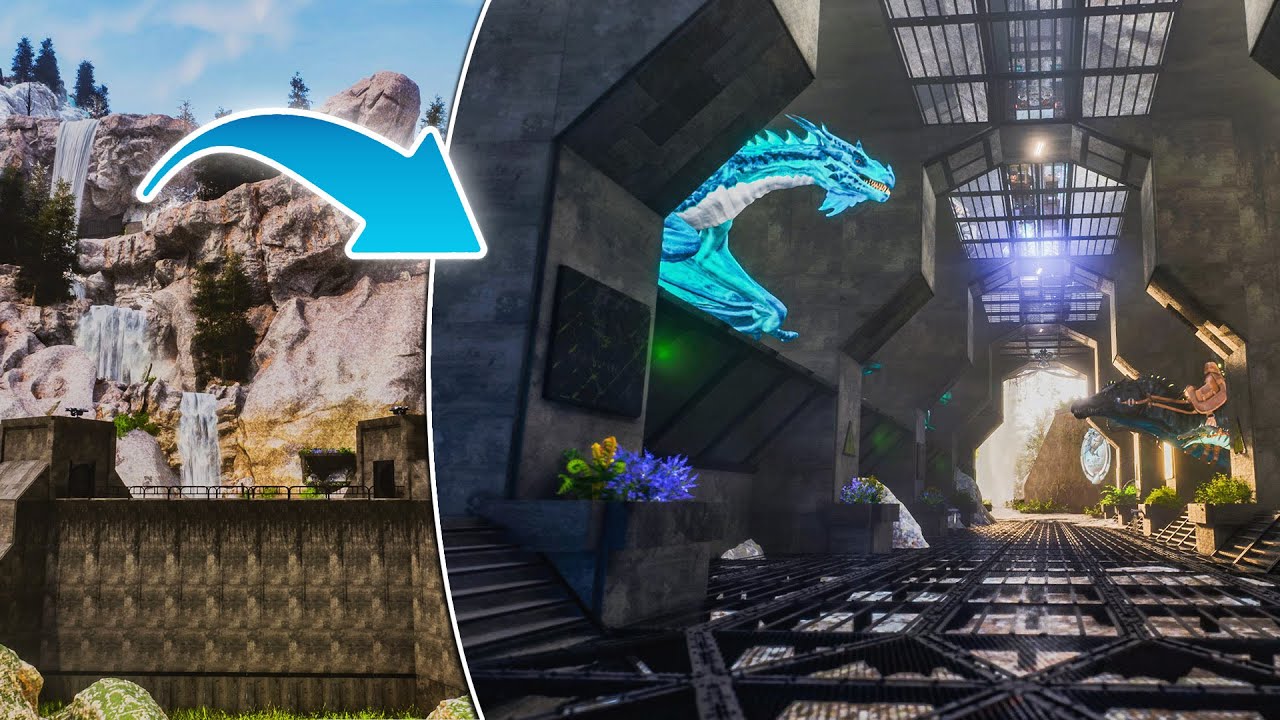 I Built the Ultimate All-in-One Cave Bunker Tek Base in ARK: Survival Ascended!
