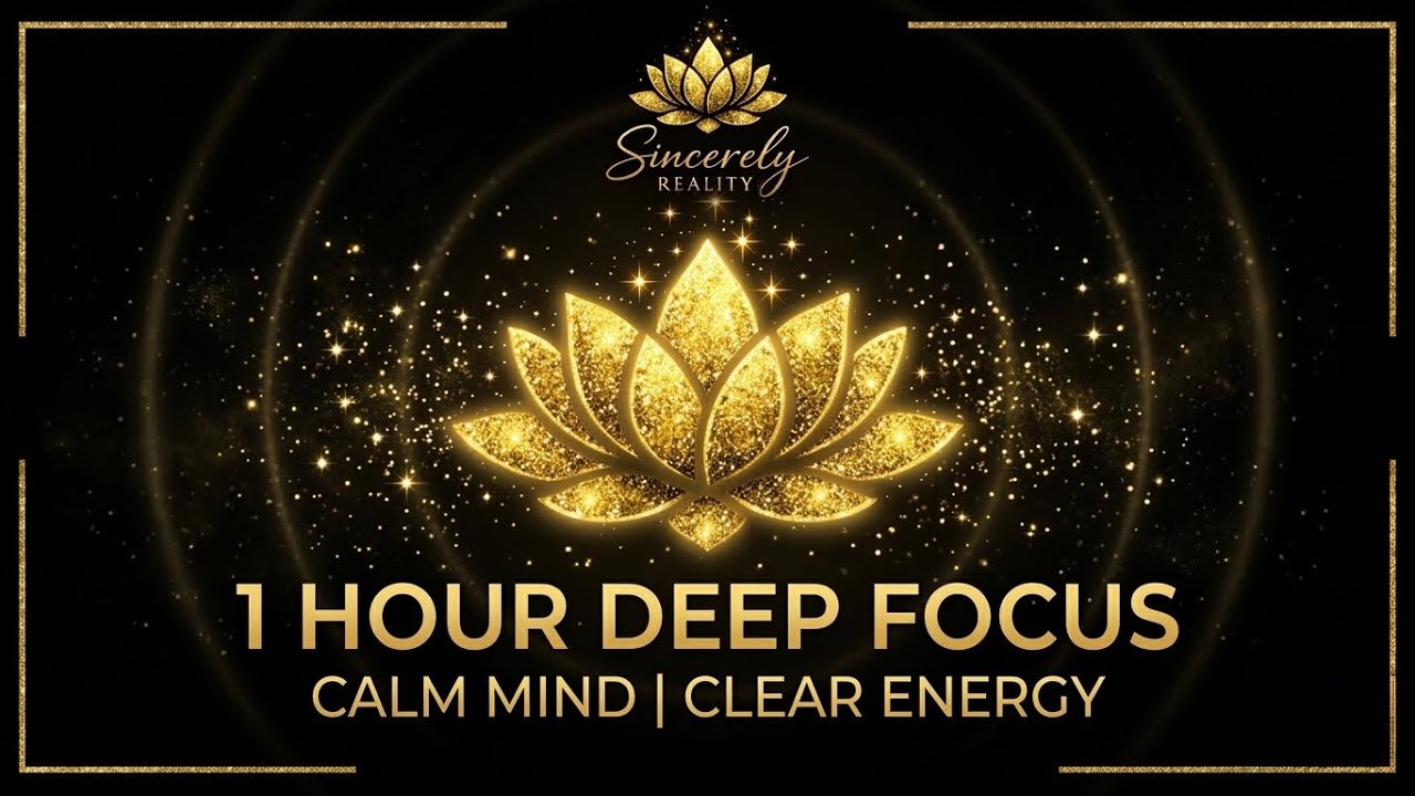 1 Hour Deep Focus Music ✨ Calm Mind, Clear Energy 