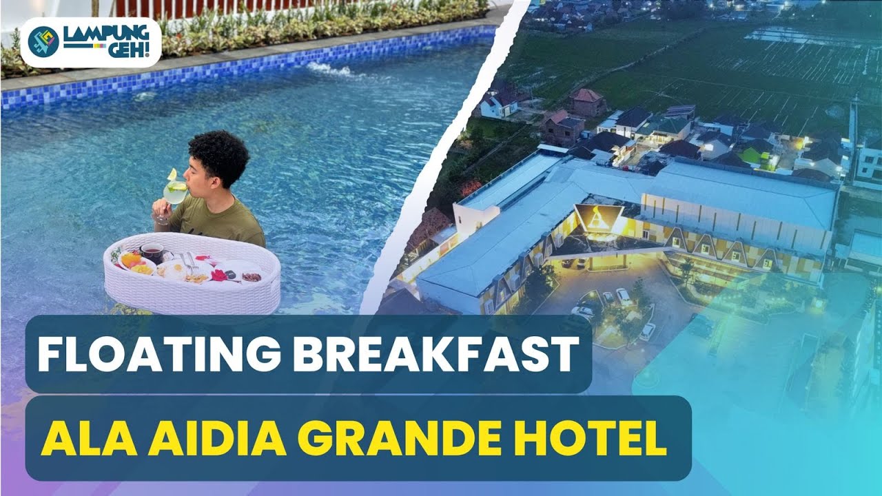 Nyobain Minep hingga Floating Breakfast di Hotel Termewah di Metro, Aidia Grande Hotel | Lampung Geh