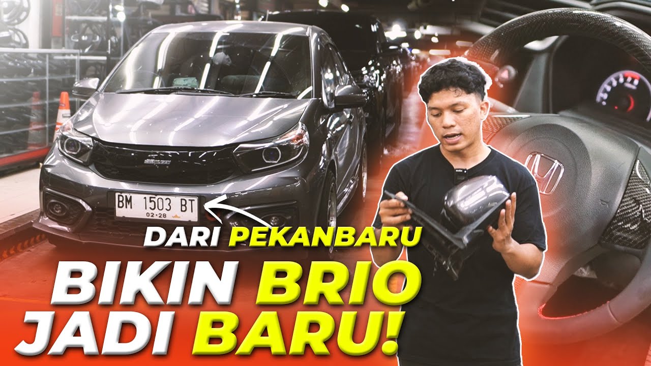 HONDA BRIO MODIF CARBON, GANTENG LUAR DALAM ‼️ #hondabrio