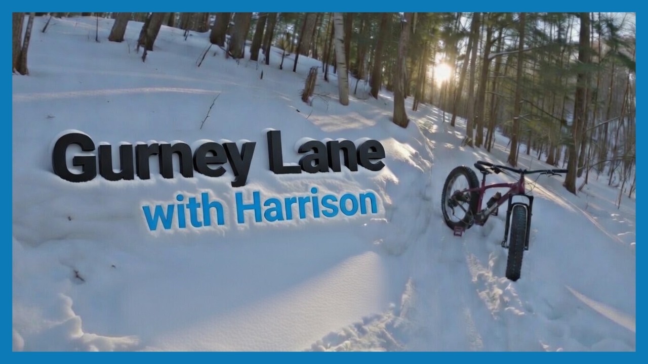 Snowy Gurney with Harrison | MTB Fat Biking | Queensbury, NY