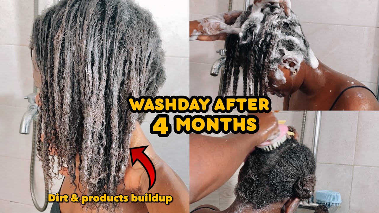 what happens when you neglect your hair for 4 months without washing| WASHDAY AFTER 4 months