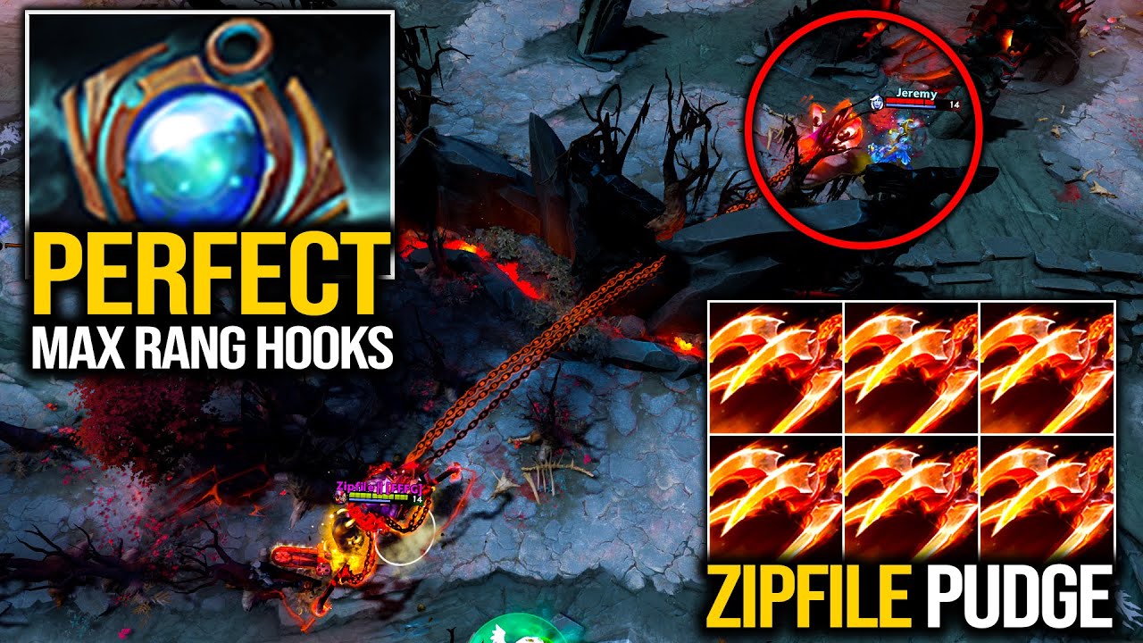 Zipfile Pudge With Ultra Rare Immortal - All His Hooks Just Really Amazing | Pudge Official