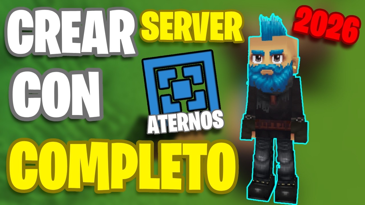 ✅GUIA COMPLETA PARA CREAR🔧 UN SERVIDOR DE HYTALE🔝 GRATIS CON ATERNOS 2026 | 🤠ATERNOS COMPLETO