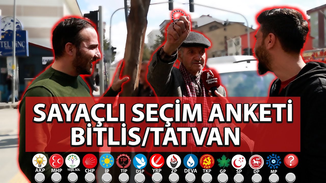 Bitlis/Tatvan Sayaçlı seçim anketi: Makas açılıyor!