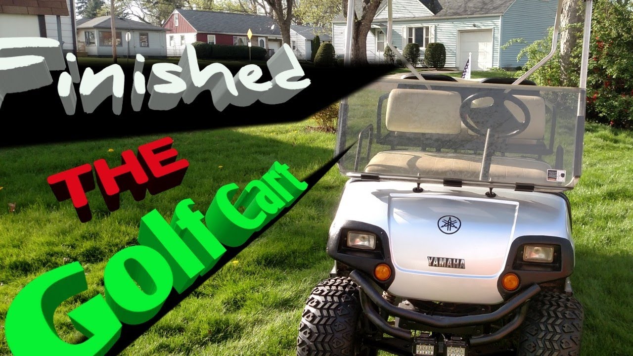 Economy lift kit for Yamaha part 2 finished cart