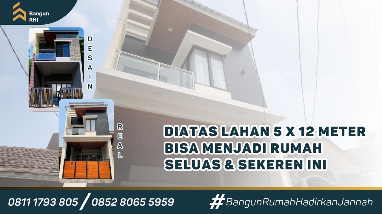 RENOVASI RUMAH LUAS TANAH 60 METER, TERNYATA BISA JADI SEKEREN INI, DAN BISA DICICIL SESUAI SYARIAH