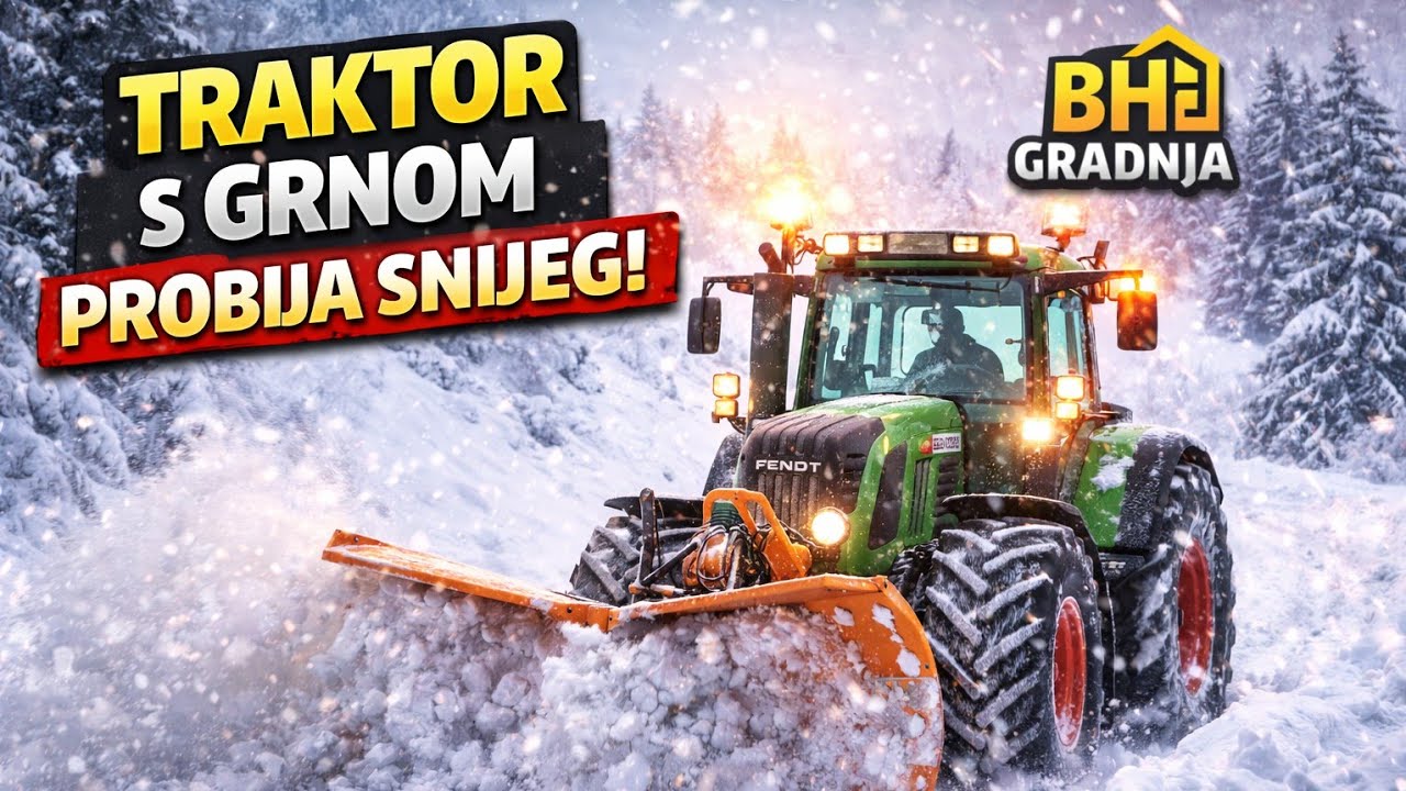Kamion sletio sa ceste-BH GRADNJA