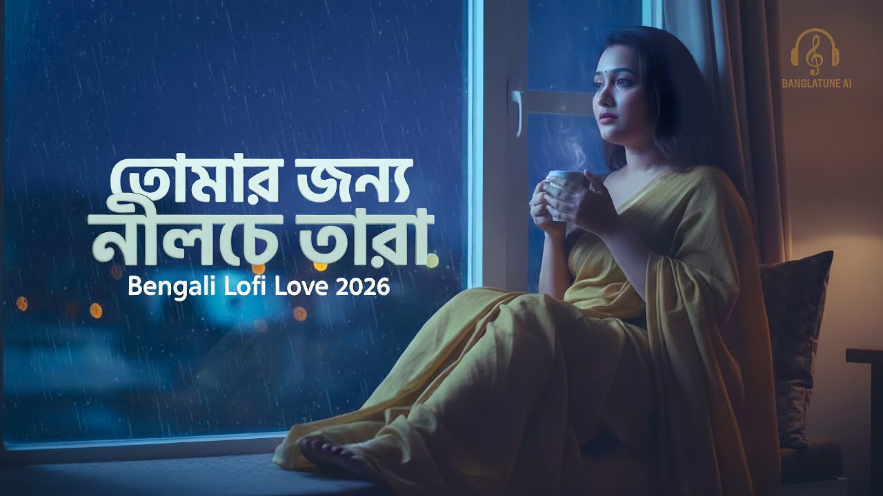 তোমার জন্য নীলচে তারা |Bengali LofiLove Song | Female Soft Vocal | BanglaTune Ai