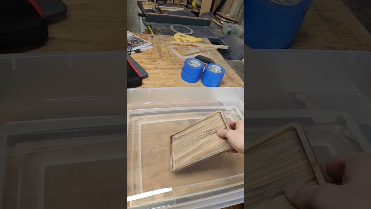 Another 🔥🔥 Rolling Tray! #chillvibes #woodworking #sosatisfying #bathtime #custom #420 #fire #sohigh