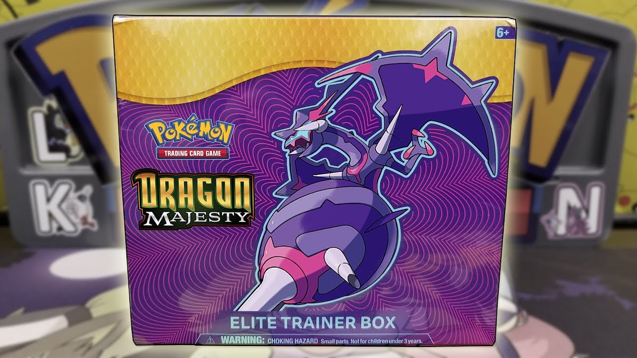 Pokemon Dragon Majesty Elite Trainer Box Opening!