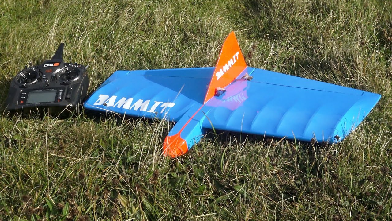 Dammit! Angelwing Designs RC flying wing.