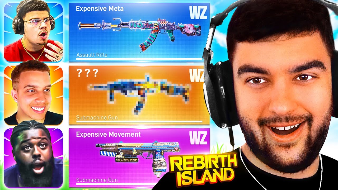 WE MAKE EACH OTHER'S MOST EXPENSIVE LOADOUTS IN WARZONE REBIRTH ISLAND!