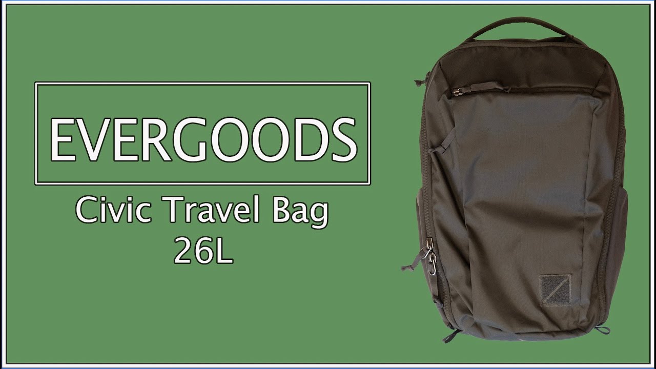EVERGOODS CTB26 | Универсальный рюкзак для повседневного ношения и путешествий!