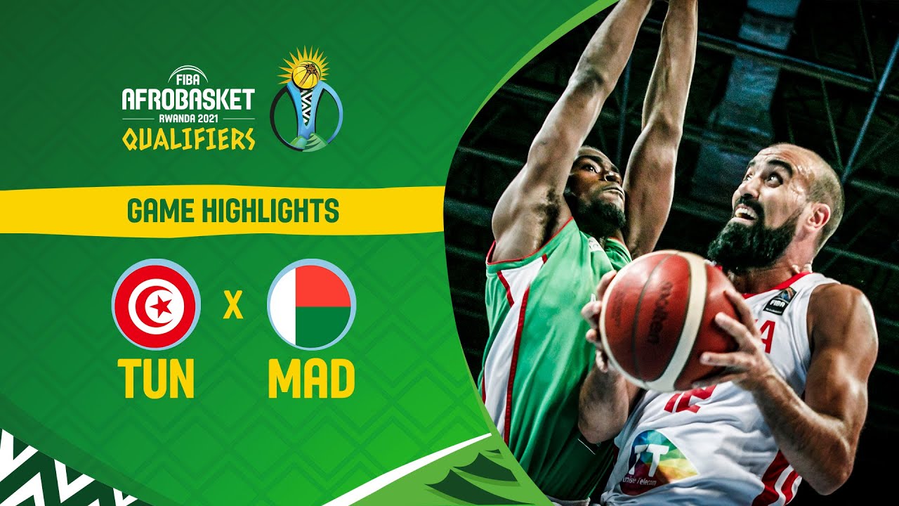 Tunisia - Madagascar | Highlights - FIBA AfroBasket 2021 Qualifiers