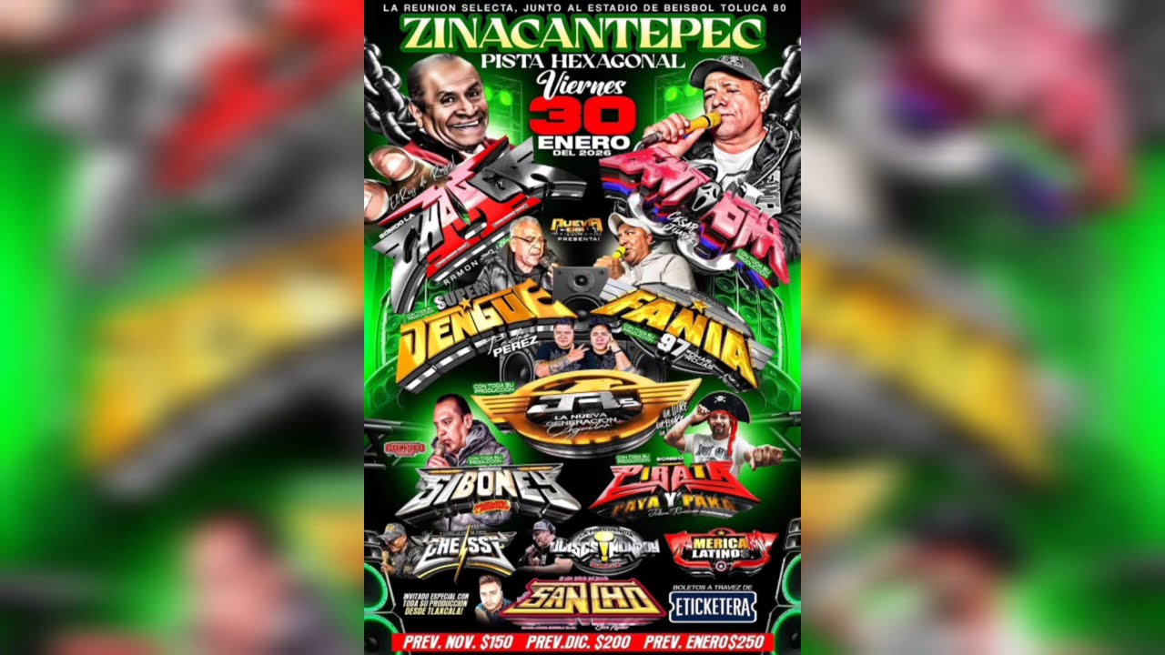 La Sangre Nueva Sonido Los Jrs  🔥 ZINACANTEPEC TOLUCA NUEVA ERA 🔥 viernes 30 Enero 2026