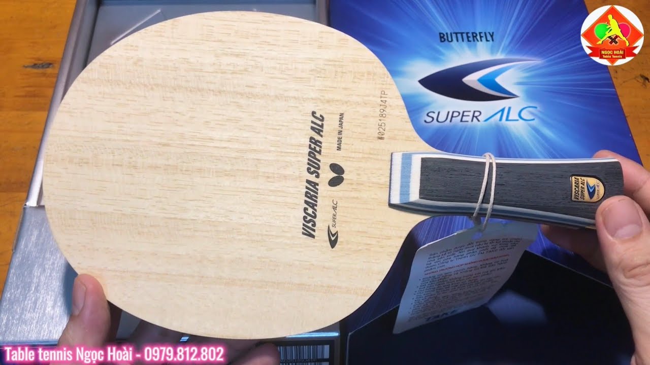 Review cốt vợt bóng bàn Butterfly Viscaria Super ALC với tốc độ vượt trội và đỉnh cao