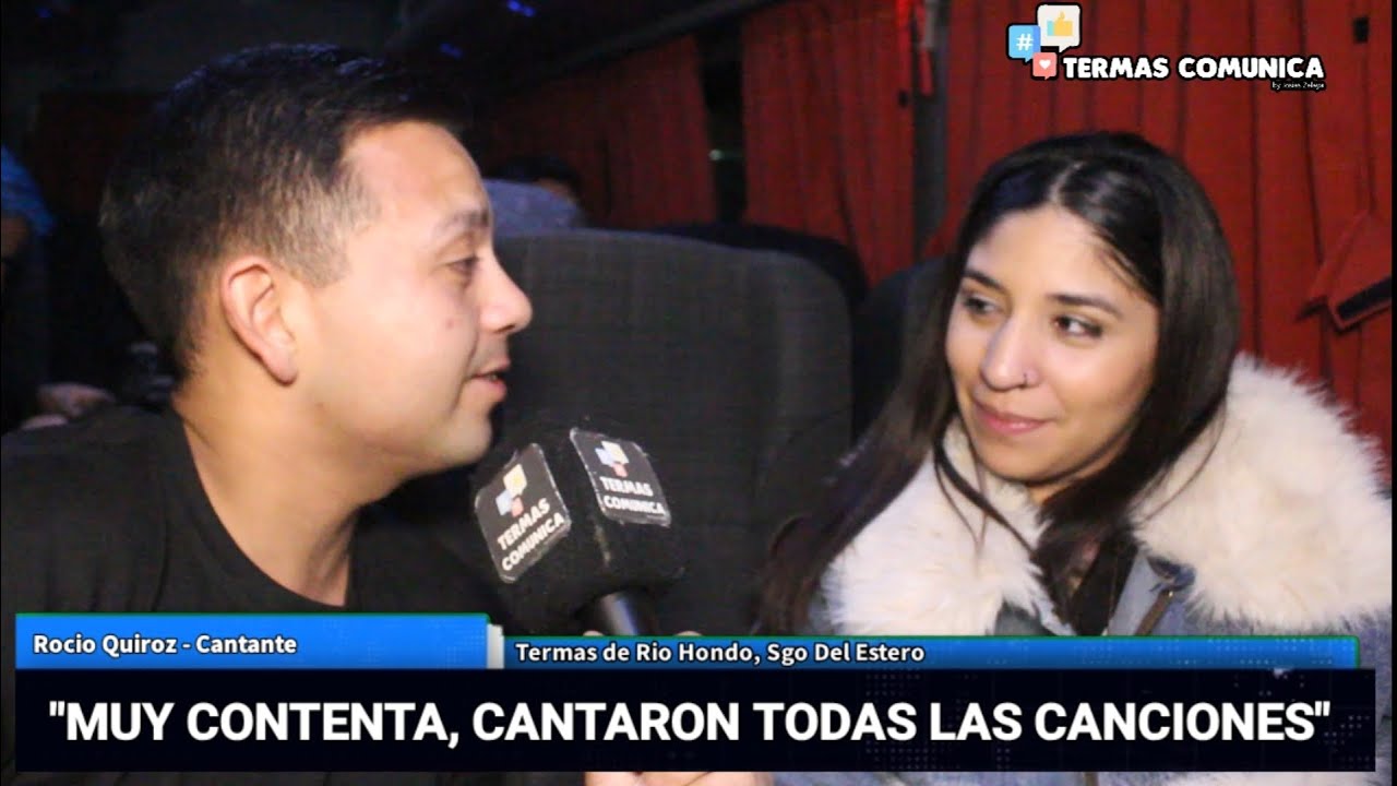 Entrevista a Rocio Quiroz luego de su show en La Mansion Disco de Rio Nigth Party | Termas Comunica