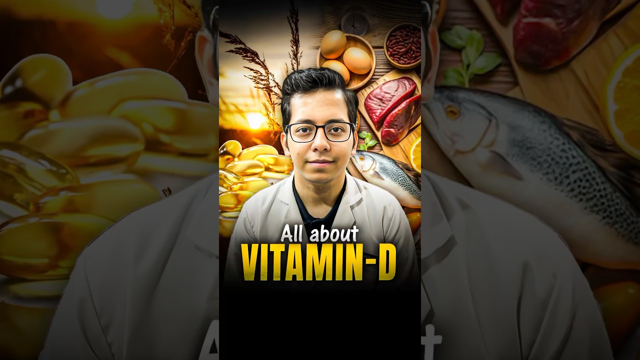 All About Vitamin-D (Functions,RDA,Food Sources,Deficiency) | Dt.Bhawesh | #diettubeindia #shorts