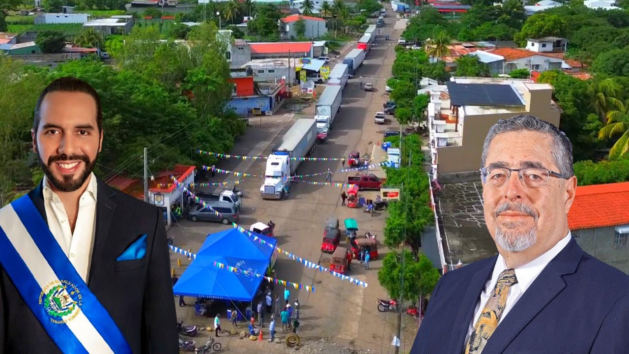 NAYIB BUKELE]] reparará las calles en Guatemala?? Bloqueos masivos en Guatemala/callen en mal estado