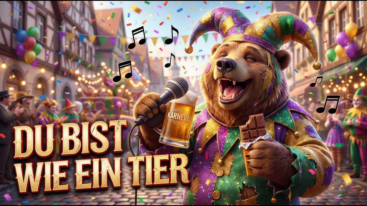 Bierzelt Allstars - Du bist wie ein Tier (Offizielles Karneval Musikvideo) | BigPool Karneval