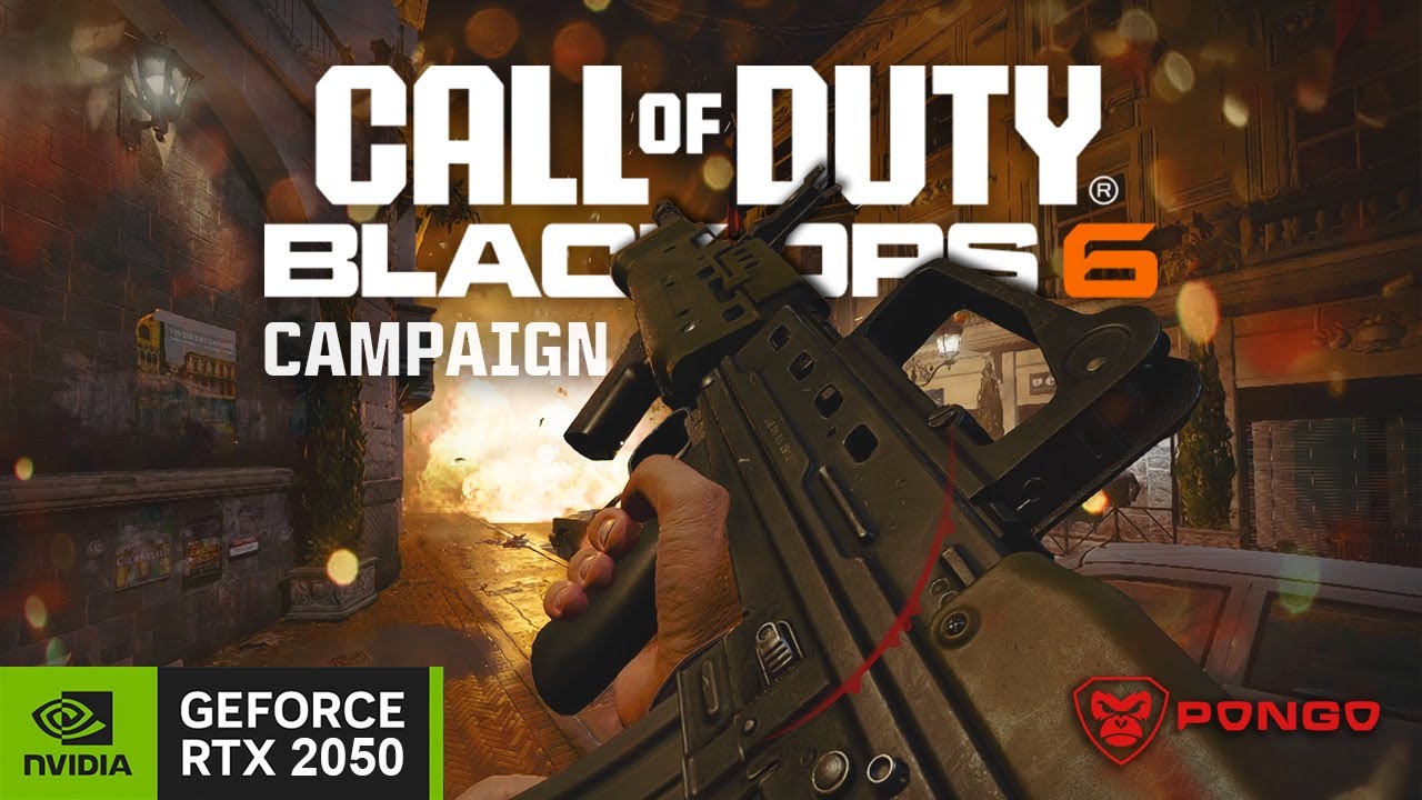 Call of Duty: Black Ops 6 Campaign Game Test | i7-12650H RTX 2050 | Axioo Pongo 725