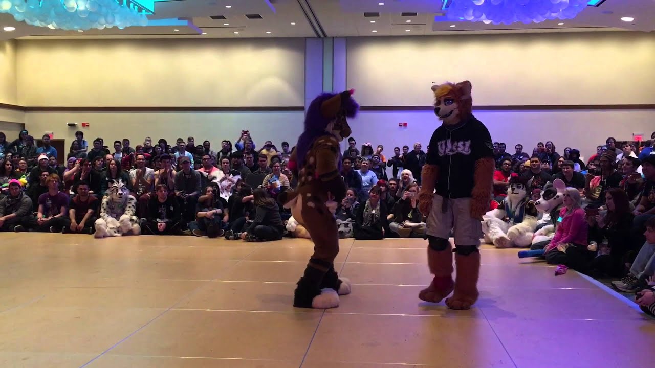 MFF 2015 Floor Wars - Fursuit Semi Finals - Strobes vs Atsu Fawx