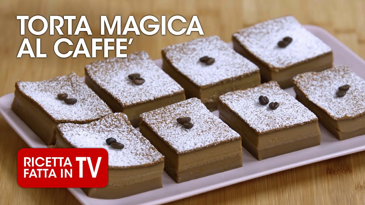 TORTA MAGICA AL CAFFÈ di Benedetta Rossi - Ricetta TV Fatto in Casa per Voi