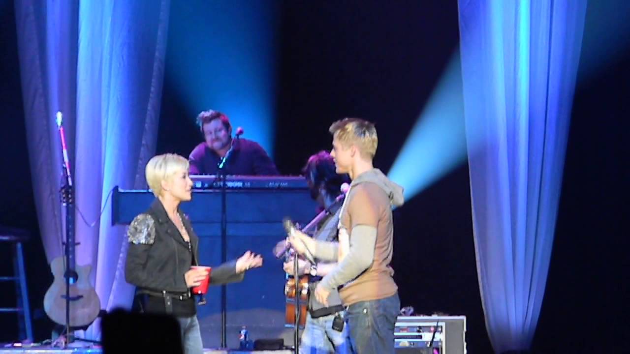 Derek Hough Makes an Apperance at Kellie's Concert in MN
