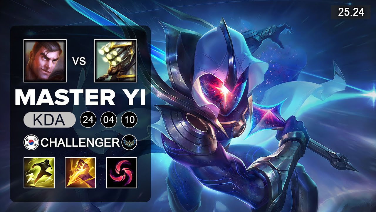 Master Yi vs Jayce Jungle - KR Challenger - Patch 25.24 Season 15