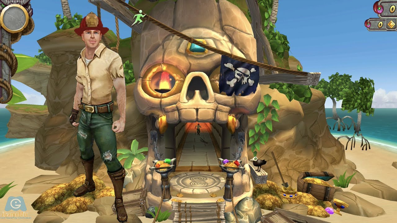 iGameMix🏛NEW HELMET GUY DANGEROUS PIRATE COVE QUESTS👏Temple Run 2 Blooming Sands HD Fullscreen✅#802