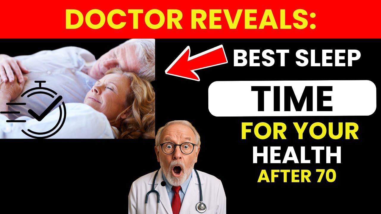 What Time Should Seniors Over 70 Go to Bed for Better Health? Doctor Explains | Senior Health Tips