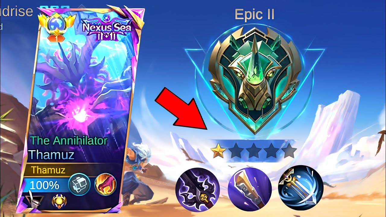 NEW SEASON 39 THAMUZ IS BROKEN 😱 | BEST BUILD 2025 | FIRST RANK MATCH🔥