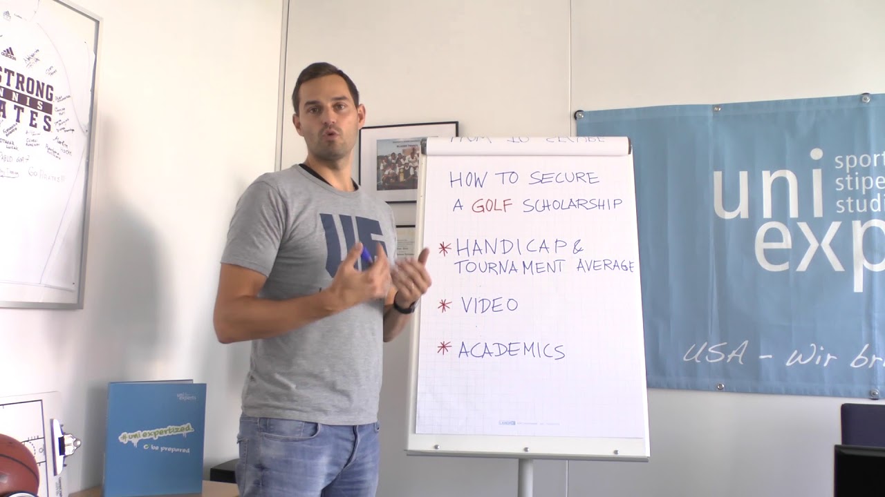 How to secure a golf scholarship