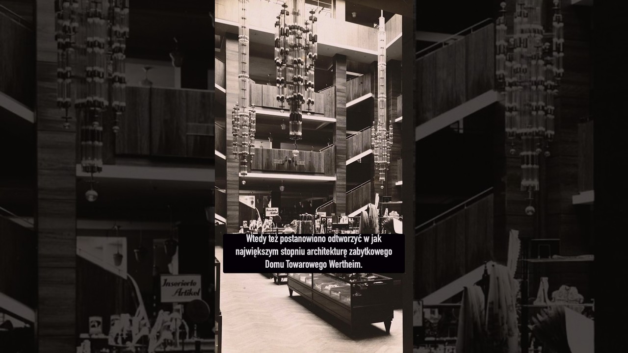 Dziś Renoma, dawniej Wertheim.